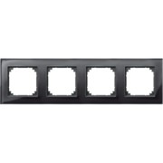 Rahmen Glas 4f.on/sw waage/senkrecht 489403 