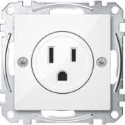 Steckdosen-Einsatz pws/gl USA 15A MEG2151-0319 