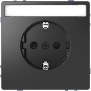 SCHUKO-Steckdose anth mit Schriftfeld MEG2302-6034 