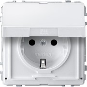SCHUKO-Steckdose pws Klappdeckel MEG2310-7219 