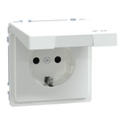 SCHUKO-Steckdose lotosws mit Klappdeckel MEG2314-6035 