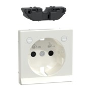 Zentralplatte pws/gl f.Steckdose LED MEG2334-0319 