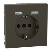 SCHUKO-Steckdose m.USB Ladegerät moca MEG2366-6052 