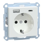 Schuko Steckdose mit USB Ladegerät MEG2367-0325 