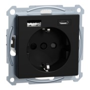 Steckdose m. USB Ladegerät MEG2367-0403 