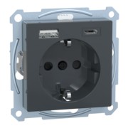 Schuko Steckdose mit USB Ladegerät MEG2367-0414 