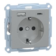 Schuko Steckdose mit USB Ladegerät MEG2367-0460 