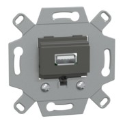 USB-Anschlussdosen-Einsatz 1-fach grau MEG4581-0000 