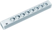 19Zoll Steckdosenleiste 8f PVC 8xSchutzk. 333.601 