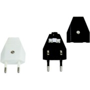 Euroflachstecker ws, m.Schraubanschl. 900.003 