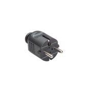Schutzkontakt-Stecker sw, Zentral 910.170 