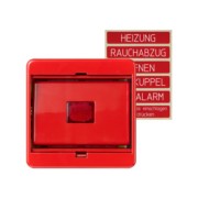 Abdeckung Glasscheibe rt für Schalter/Taster 561 GL 