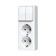 SCHUKO-Zweifach-Steckdose 16A 250V, aws 625 A WW 