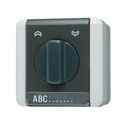 Jalousie-Drehschalter 10AX 250V 1-pol. 834.10 W 