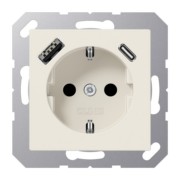 SCHUKO Steckdose mit USB Typ AC A 1520-15 CA 