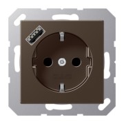 SCHUKO Steckdose mit USB Typ A 1520-18 MO 