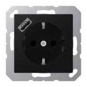 SCHUKO Steckdose mit USB Typ A 1520-18 SWM 