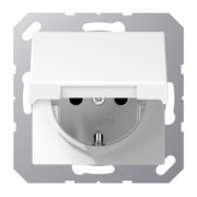 SCHUKO Steckdose 16 A 250 V,alpinweiß 1521 KL WW 