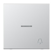 Wippe geprägtes Symbol Klingel aluminium AL 2990 KO5 KP 