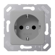 SCHUKO-Steckdose 16A 250V 50x50mm Klappdeckel CD 5120 BF GR 