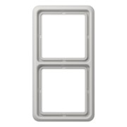 Rahmen 2-fach lgr waage/senkrecht CD 582 WU LG 