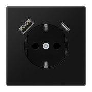 SCHUKO Steckdose mit USB Typ AC LS 1520-15 CA SWM 