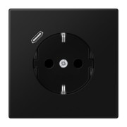 SCHUKO Steckdose mit USB Typ C LS 1520-18 SWM 