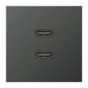 Multimedia-Anschluss anth 2 x HDMI m.Tragring MA AL 1133 AN 