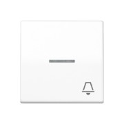 Wippe 1fach mit Lichtleiter SPAS 591 KO5K WW 
