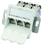 Modulaufn. AMJ-S 3fach T568A UP/50flexCat6A 100022966 
