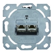Modulaufnahme AMJ-S 2fach UP/0flex Cat6A T568B 100022965 