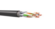 MegaLine F6-90 Kat.7 schw 4P S/FTP AWG23 S/F PE T1000 