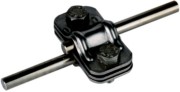 UNI-Trennklemme NIRO m.Platte f.2x Rd8-10 UTK 8.10 ZP V2A 