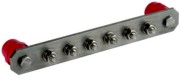 Potentialausgleichschiene o. Abdeckung NIRO PAS I 6AP M10 V2A 