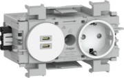 Steckdose 1f. + USB C/C PD Wago Front vw GS17019016 