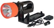AccuLux LED Fernstrahler 230V/12-24V, sw/rt 442181 