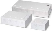 AP Dose für 2x Keyst.Modul o.Module rw RAL9010 418035 
