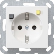 FI-Schutz-Steckdose rws/glänzend 267703 