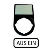 Eaton Tastenzusatzschildträger AUS EIN M22S-ST-D10 