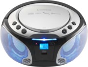 LENCO UKW-Radio CD/MP3 tragbar USB,BT SCD-550 silver 