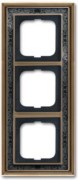 Rahmen 3-fach ms/antik Dekor anth 1723-843 