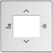 Zentralscheibe alu/si KNX Tasterankopplung 6109/03-83 