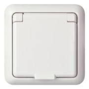 UP-Steckdose IP44 reinweiß 225044 