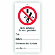 Wartungsanhänger nicht schalten 182738 (VE10) 