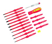 Schraub.Wechselklingen-Set VDE, 18-tlg. 117862 