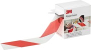 Absperrband 70mmx100m, rot-w 596615 (Rolle 100m) 