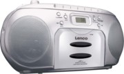 LENCO Radio/CD/Kassetten-Player SCD-420 SILVER 
