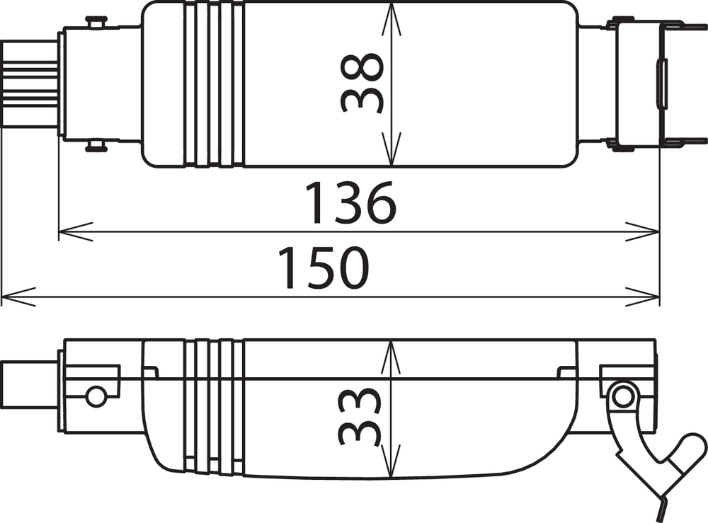 Überspannungsableiter Typ 2 DEHNcord, 3-p. DCOR R 3P 275 
