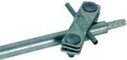 TE-Anschlussschelle St/tZn D25 f.Rd7-10 ASSTE25710FL40STTZN 