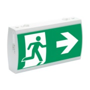 LED-Rettungszeichenleuchte RAL7035 IP41 SV EURO 2-1/D LED 